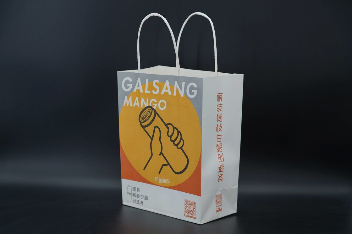 Versatile Environmentally Friendly Sustainable Paper Bags Lightweight FSC